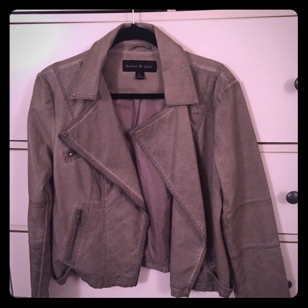 Ookie & Lala Large Vegan Leather Jacket Nordstrom